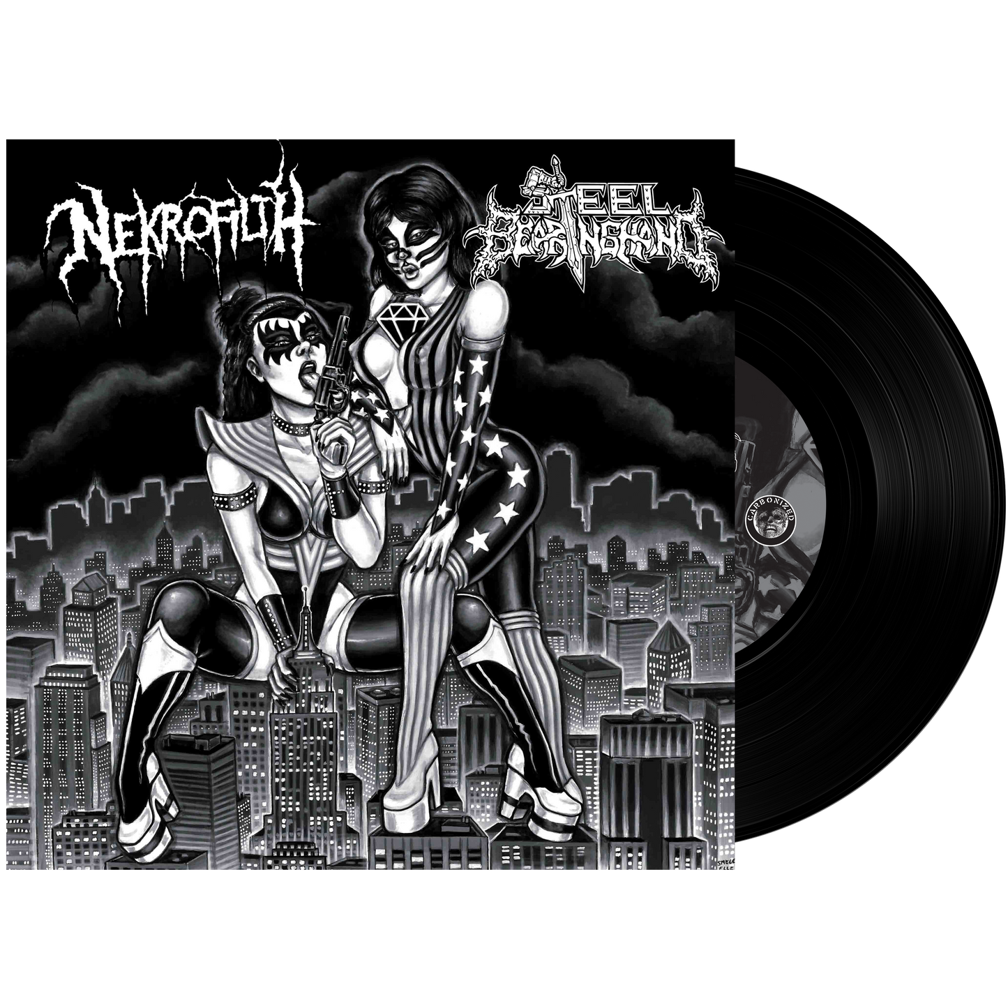 Nekrofilth / Steel Bearing Hand - Nekrofilth / Steel Bearing Hand EP 7"