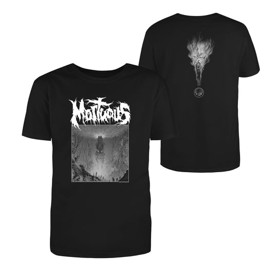 Mortuous - Upon Desolation Grayscale T-Shirt